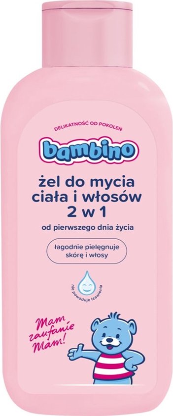 Bambino - 2in1 Body & Hair Wash Gel - Douchegel & Shampoo - 400 ml