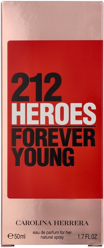 Damesparfum Carolina Herrera 212 Heroes for Her EDP .50 ml.