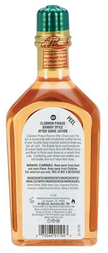 Clubman Pinaud - Brandy Spice Shave Lotion