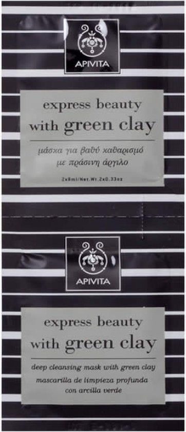 Apivita Face Care Masker Masks & Scrubs Face Mask with Green Clay Mask 16ml
