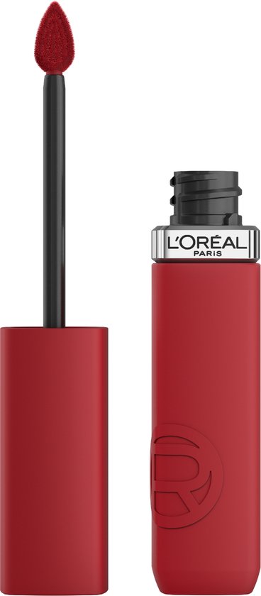 L'Oréal Paris Infaillible Matte Resistance lippenstift – Langhoudende Vloeibare Lipstick met een matte finish Verrijkt met Hyaluronzuur | 425 Afterwor