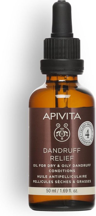 Apivita Pre-Shampoo Dandruff Relief Oil (anti-roos)