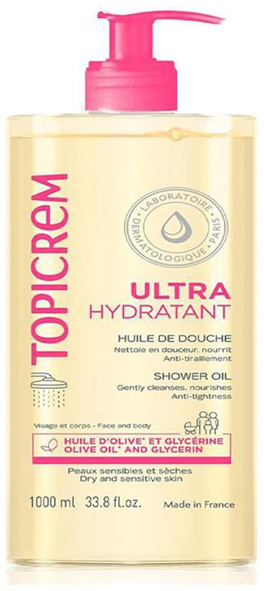 Topicrem Body Care Olie Ultra Hydratant Shower Oil 1000ml