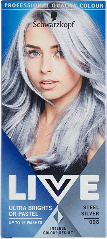 Schwarzkopf Professional - Live Permanent Colour - Barva na vlasy 95 Blue