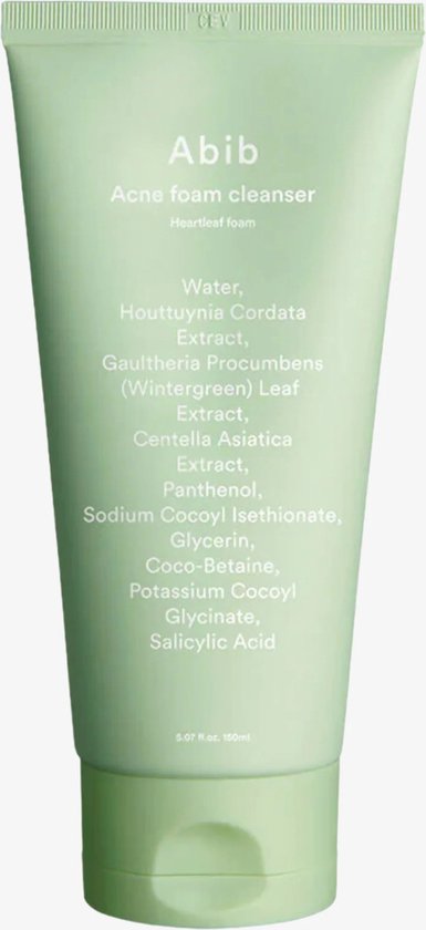 Abib - Acne Foam Cleanser Heartleaf Foam - 150 ml