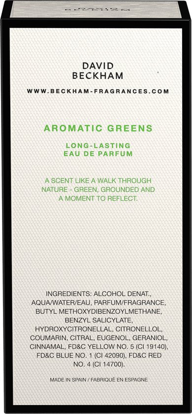 David Beckham Aromatic Greens Eau de Parfum 100 ML
