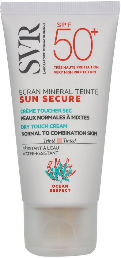 Svr Sun Secure Gekleur.miner.norm.huid Spf50+ 60ml
