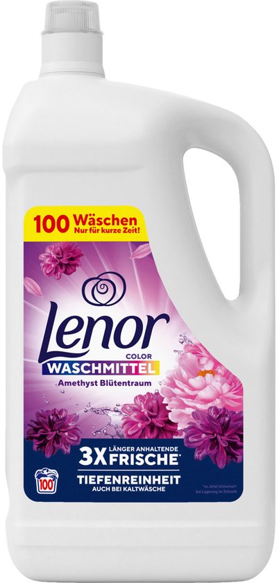Lenor Vloeibaar Wasmiddel Color Amethyst Blütentraum 100 Wasbeurten