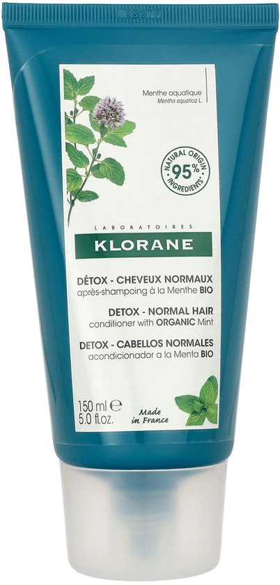 Klorane Detox - Normaal Haar Organic Mint Conditioner 150 ml