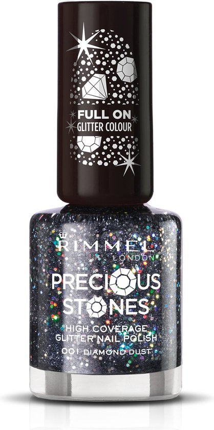 Rimmel London Glitter High Coverage Nagellak - 001 Diamond Dust