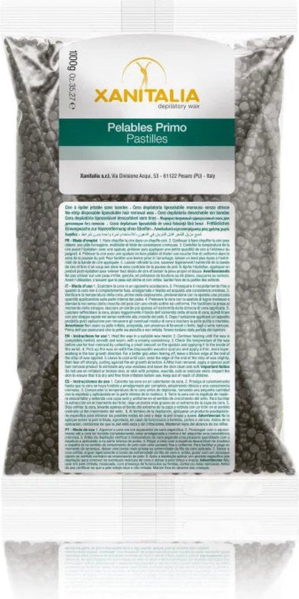 Wax - ontharingswax - parels - beans - 1 KG - 1000 gram - lichaamswax - Black