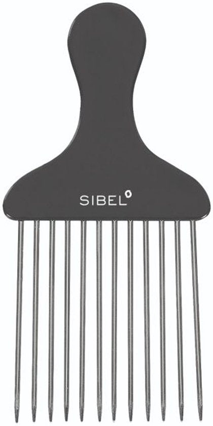 Sibel Metalen Kam voor Kroeshaar Model 3 - Metal Fork Hair Comb for Frizzy Hair