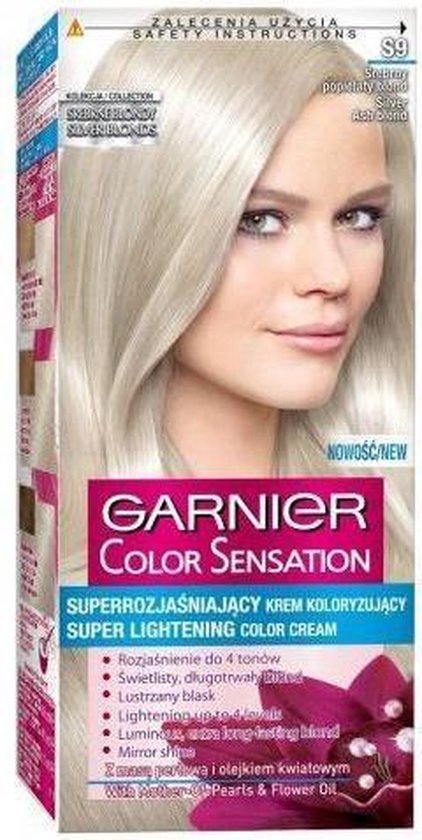 Garnier - Color Sensation Super-Brightening Coloring Cream S9 Silver Ashes Blond