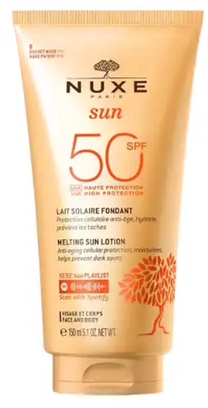 Nuxe Sun Melting Lotion High Protection Zonnecrème 150ml