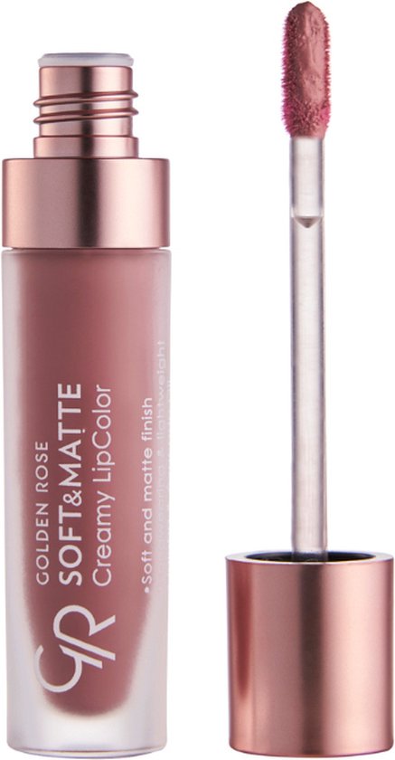 Golden Rose Soft & Matte Creamy Lipcolor NO: 101 Matte vloeibare lippenstift hydraterende formule minder droog op de lippen