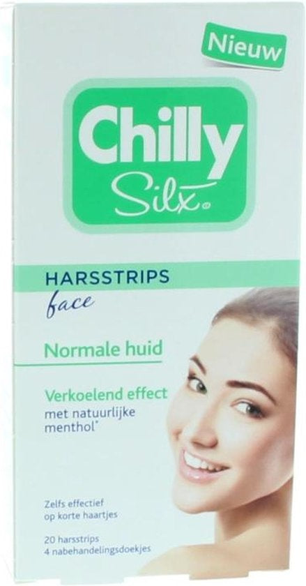 Chilly Silx 20x Harsstrips Gezicht Normale Huid