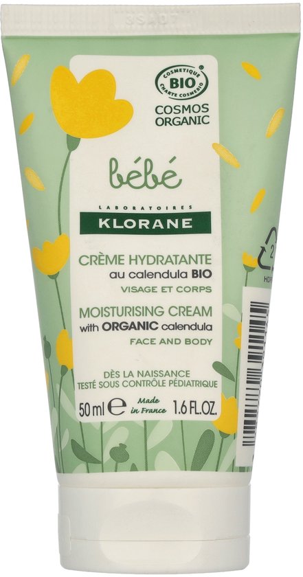 Klorane Bébé Bio Moisturizing Cream 50 Ml
