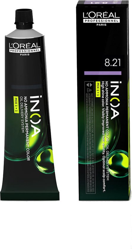 Permanente Kleur L'Oreal Professionnel Paris Inoa Nº 8.21 60 g