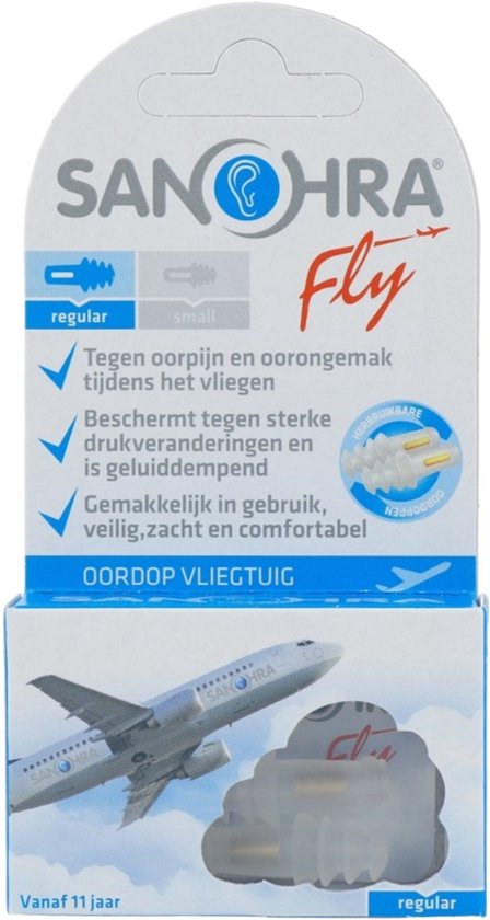 Sanohra - Vliegtuig - Volwassenen - Oordoppen - 1 paar