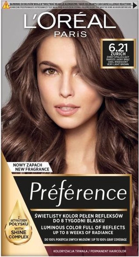 L'Oreal - Preference Hair Dye 6.21 Opera