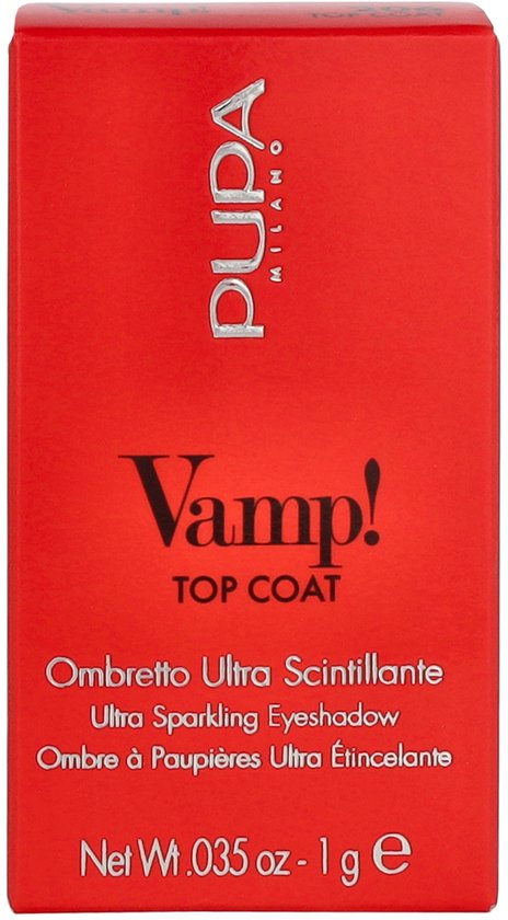 PUPA Milano Vamp! Top Coat Oogschaduw 206 Sparkling Gold - Gold & Copper - 1 gr