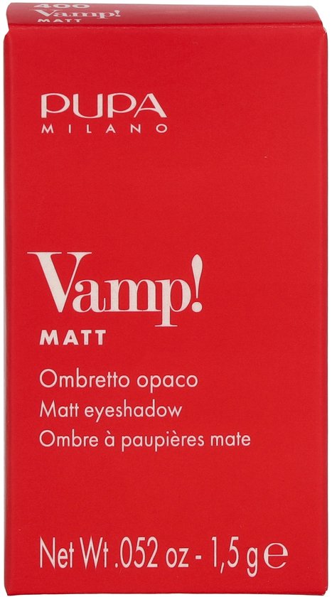 PUPA Milano Vamp! Matt Oogschaduw 400 Vanilla Cream - 1,5 gr