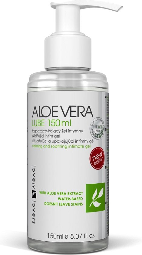 Aloë Vera Lube verzachtende intieme gel met aloë vera 150ml