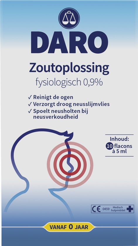 Daro Fysiologische Zoutoplossing - Neusspray - 10 x 5 ml