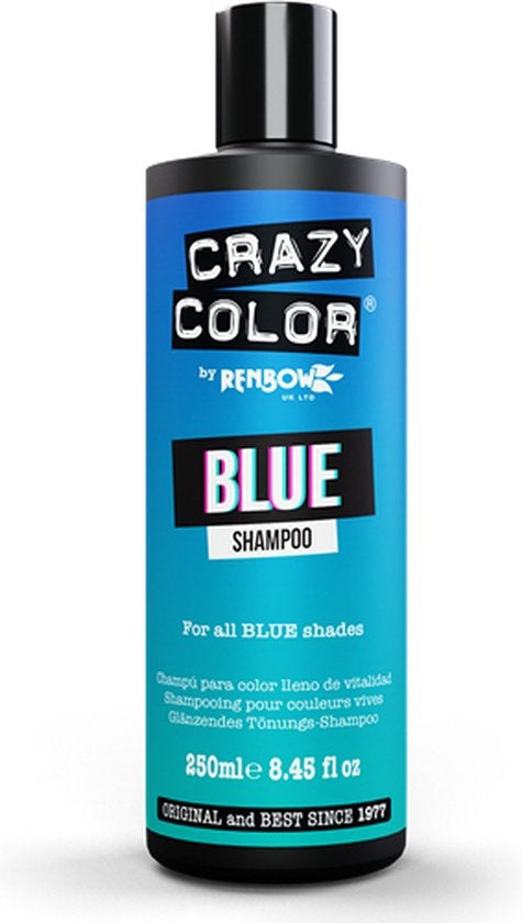 CRAZY COLOR Blue Shampoo Unisex Voor consument 250 ml