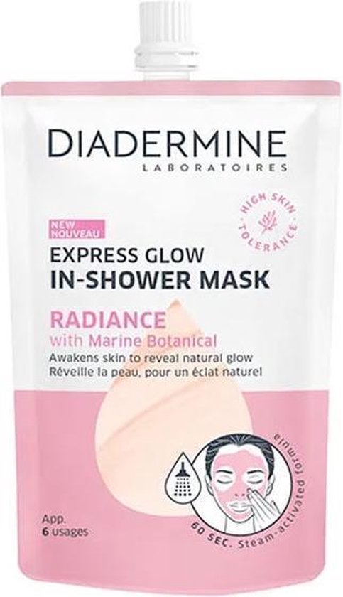 Diadermine Express Glow In-Shower Mask Radiance, 50 ml