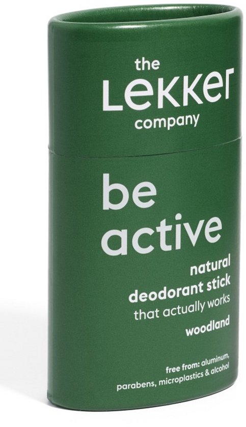 The Lekker Company Deodorant Stick Be Active Woodland 40 gr