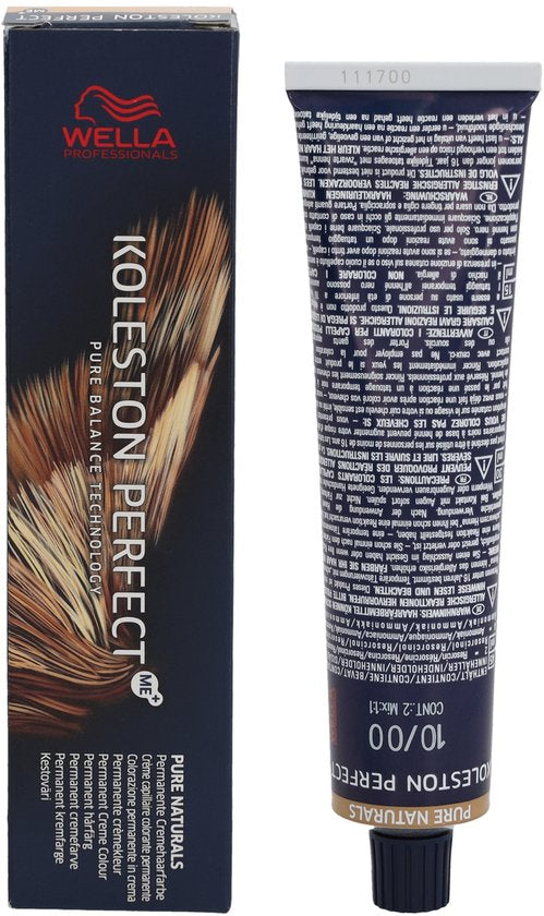 Wella Professionals Koleston Perfect Me+ - Haarverf - 10/00 Pure Naturals - 60ml