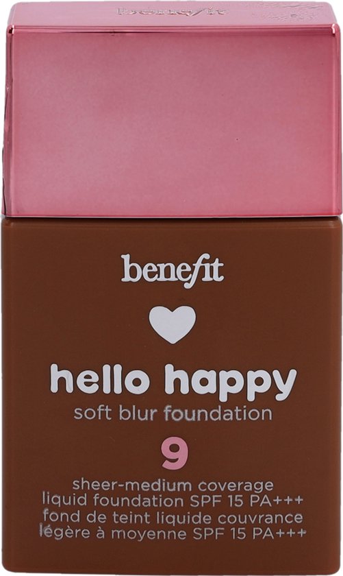 Benefit Hello Happy Soft Blur Foundation 9 Deep Neutral 30 ml