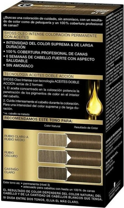 Permanente Kleur Syoss Donkerblond N 6,10