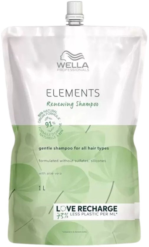Wella Professionals Elements Renewing Shampoo - Gevoelige Hoofdhuid - 1000 ml