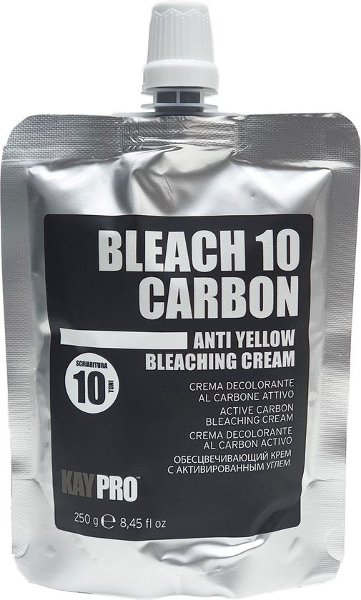 KayPro - KayPro Bleach 10 Levels Active Carbon Ontkleuringscrème 250 gr