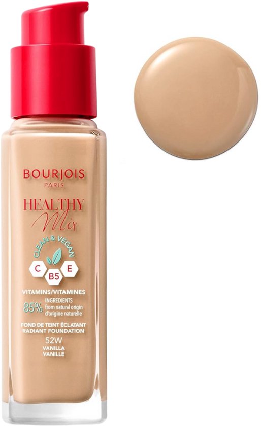 Bourjois Healthy Mix Clean Vegan Foundation 052 Vanilla