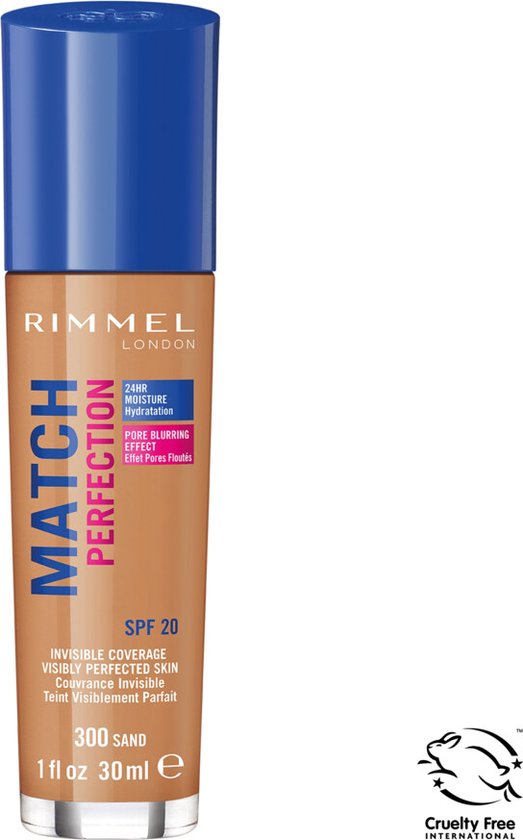 Rimmel London Match Perfection Foundation - 300 Sand - Beige