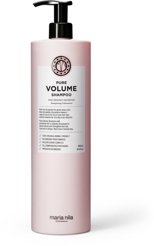 Maria Nila Palett Pure Volume Shampoo met pomp -1000 ml
