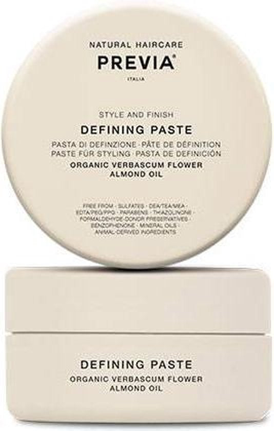 Previa Natural Haircare Pasta Style and Finish Defining Paste 100ml
