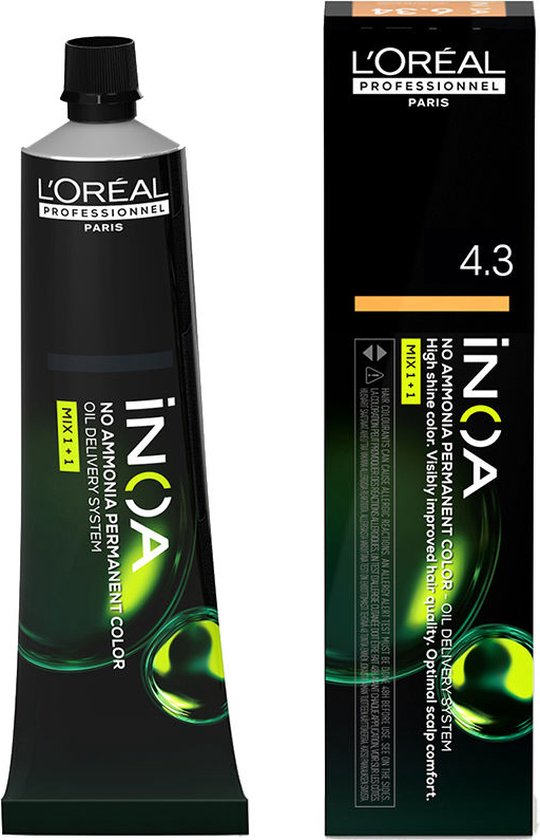 Permanente Kleur L'Oreal Professionnel Paris Inoa Nº 4.3 60 g