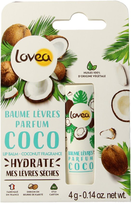 Lovea Lippenbalsem Kokos 4 gr