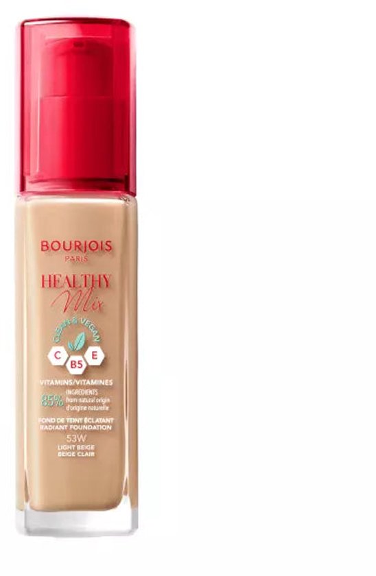 Bourjois Healthy Mix Clean Vegan Foundation 053 Light Beige