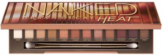 Urban Decay Naked Heat Oogschaduw Palette - 12 amberkleurige neutrale tinten