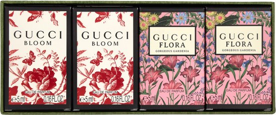 Gucci - Miniature Giftset 2 x 5ml Bloom EDP + 2 x 5ml Flora EDP