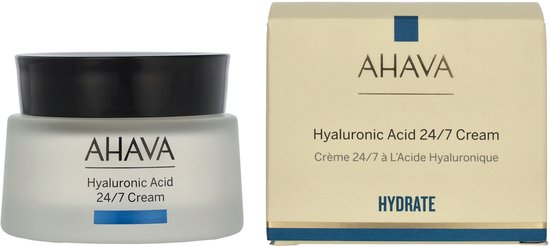 AHAVA Crème met Hyaluronzuur | Intensieve Hydratatie & Huidverfijning | Verzacht Uitdrogingslijnen | Hyaluronic Acid | Anti-Rimpel & Anti-Aging voor M