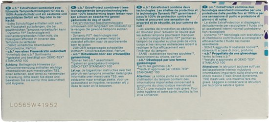 o.b. Extra Protect Normal 16 stuks