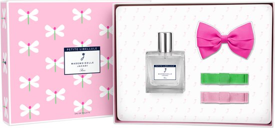 JACADI PARIS Eau De Toilette 'Mademoiselle Petite Libellule' Geschenkset Meisjes - Parfum 100 ml & Haaraccessoires - Zonder Alcohol - Kinderparfum Meisjes