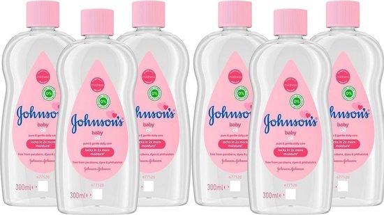 Johnson's - Babyolie Regular - 6 x 200 ml