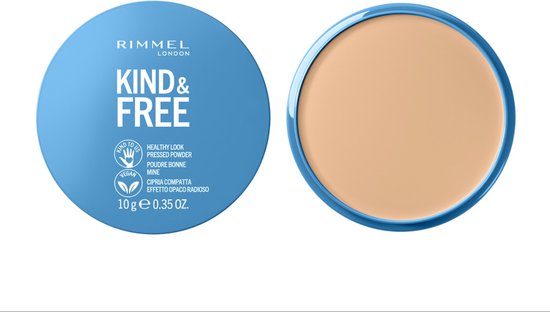Rimmel London KIND & FREE Vegan Pressed Powder Gezichtspoeder 010 Fair